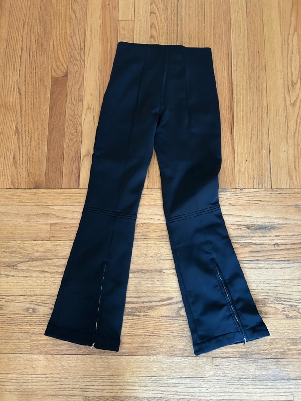 Postcard Black Flared Zip Snow pants